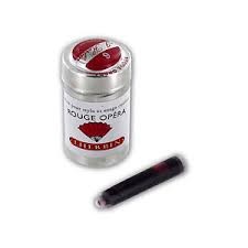 Boite de 6 cartouches Rouge Opera/6 ink cartridges Opera Red