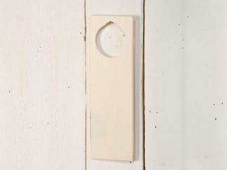 Plaque porte Rectangulaire Bois - 24 x 8 cm