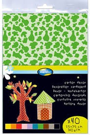 Carton decor Paquet de 40 feuilles