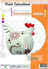 Moule plastique Thermomètre à décorer - Poule