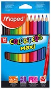 pochette 12 crayons de couleur COLOR' PEPS MAXI jumbo