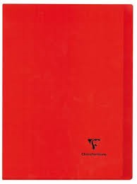Kover Book piqué polypro opaque 17x22 96p séyès - Rouge