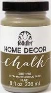Folk Art Home Decor Chalk Paint Pine