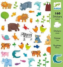 Animaux - 160 stickers