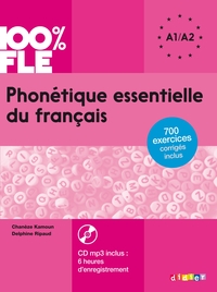 Phonétique essentielle du français niveau A1 A2 - Livre + CD mp3