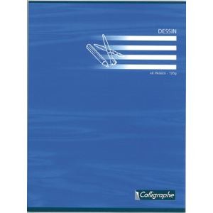 Cahier de dessin 24X32 48 pages - Drawing notebook 24x32 48 pages 120g