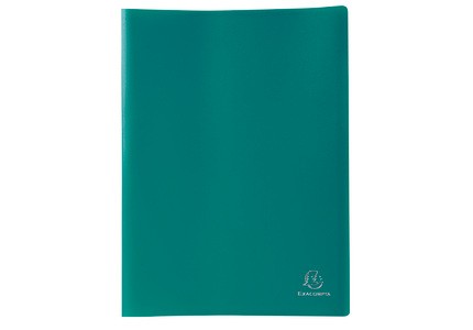 Porte vues PP A4 60 vues vert - Clearbook PP A4 60 view green 30 pockets