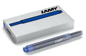 Cartouches encre bleue Lamy qte 10 - T10 Cartridge blue Lamy
