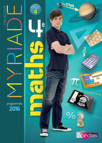 Myriade 4e - Manuel de l'élève - Grand format - Nouveau programme 2016
