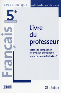 Français 5e : Livre du professeur
