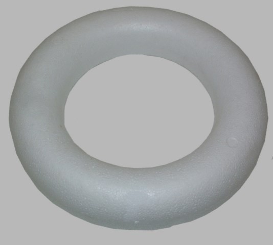 Styropor ring 25cm flat