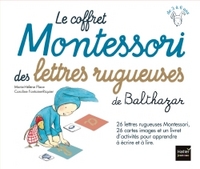 Le coffret Montessori des lettres rugueuses de Balthazar - Pédagogie Montessori