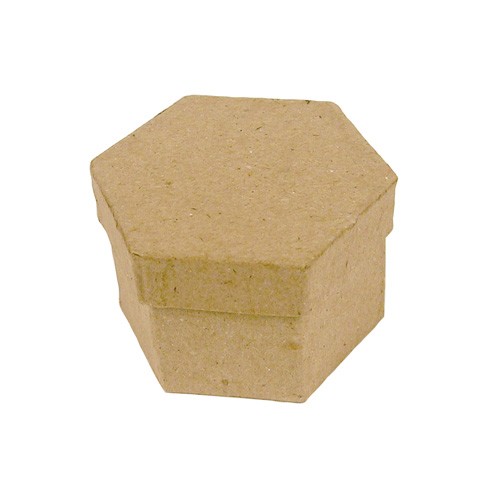 Decopatch Mini boîte hexagonale 5x5x3cm
