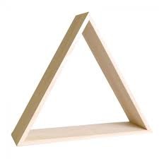 Etagère triangle - 35 x 30 cm