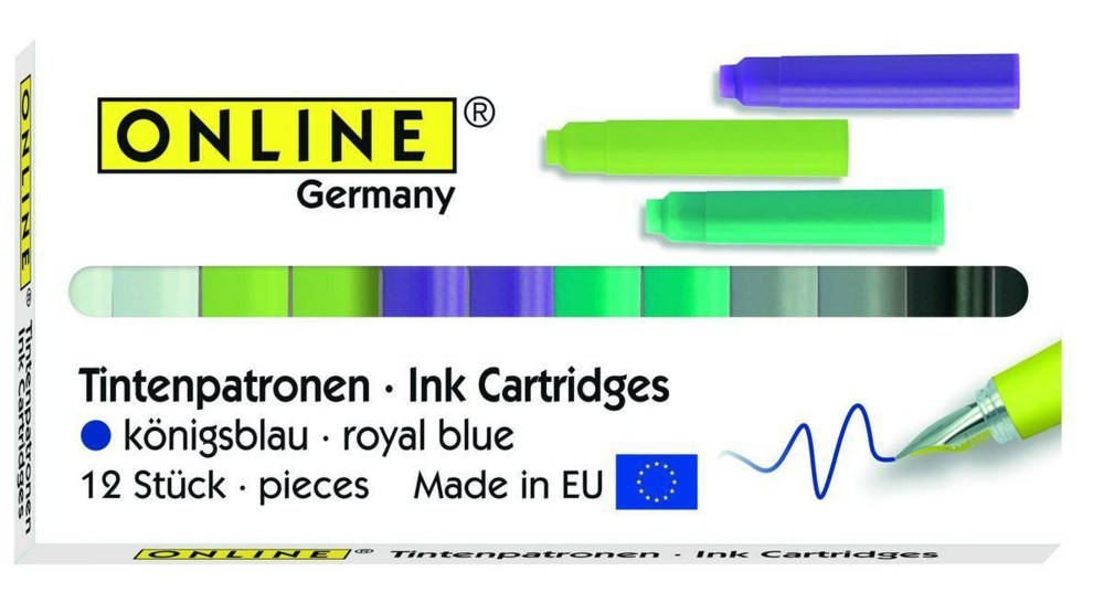 Ink cartridges Royal Blue - 12 pieces