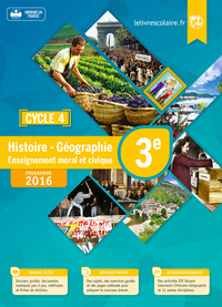 Histoire Geographie EMC 3e ed. 2016