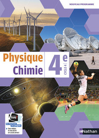 Physique chimie, 4e, cycle 4 : nouveau programme