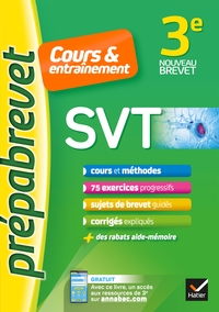 Prepabrevet SVT : cours & entraînement : 3e