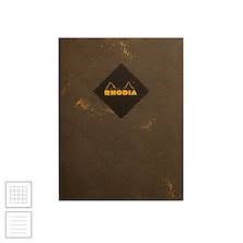 Rhodia Heritage A5 Raw Binding Notebook - 32 sh. lined