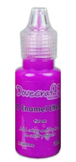 Dovecraft 3D Enamel Effects Paint Purple - Liner email 3D Violet
