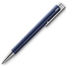 Lamy Logo M+ ballpoint pen blue - stylo bille  bleu