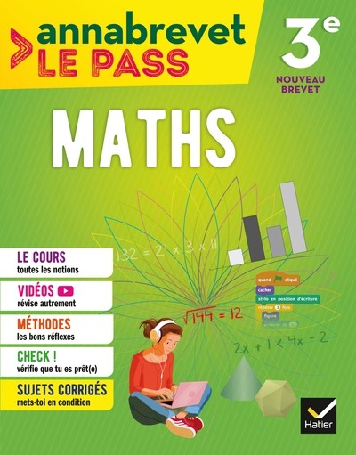 Annabrevet Le pass Maths 3e