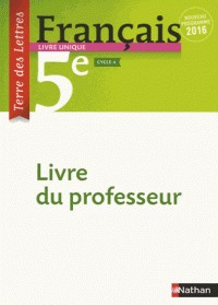 Français 5e Terre des lettres - Livre du professeur - Format compact