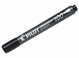 Pilot permanent marker 100 fine black