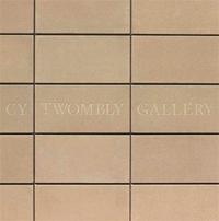 CY TWOMBLY GALLERY /ANGLAIS/ALLEMAND