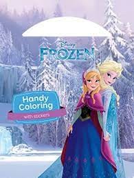 FROZEN HANDY COLORING WITH STICKERS