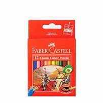 Classic Colour Pencils Half 12 Pack / Cardboard Line Half