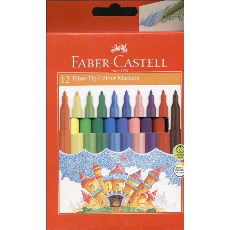 Fibre Tip Colouring Pens 12 Pack