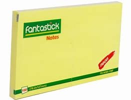 Stick On Note - 76.20x127mm Yellow
