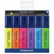 Textsurfer Classic 364 WP6 Highlighter Pen - Assorted Colours (Wallet of 6)