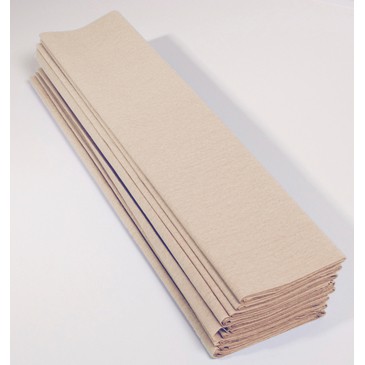 CLAIREFONTAINE Paquet de 10 feuilles crépon M40 2x0.50m IVORY