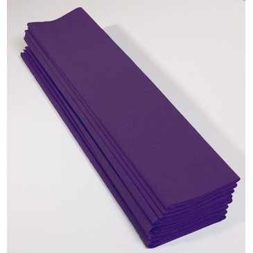 CLAIREFONTAINE Paquet de 10 feuilles crépon M40 2x0.50m  Purple