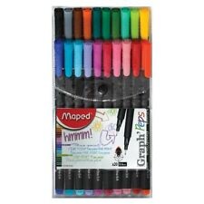 Maped Graph'Peps Fineliners, Assorted Colors, Pack of 20