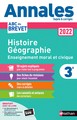 ANNALES BREVET 2022 - HISTOIRE GEOGRAPHIE ENSEIGNEMENT MORAL ET CIVIQUE - CORRIGE