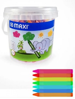 Maxi Jumbo Wax Crayons (Pack Of 48pcs)