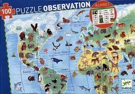 100pc Animal Observation Puzzle