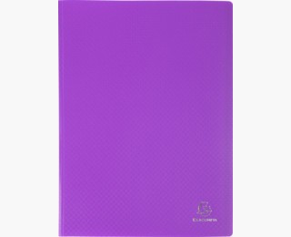 Protège-documents en polypropylène 5/10e OPAK pochettes Cristal 60 vues - A4 - Violet