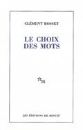 CHOIX DES MOTS (LE)