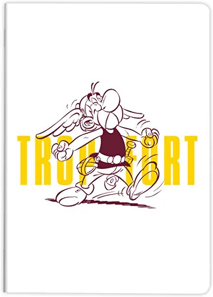 Carnet cousu fil A5 14,8x21 cm, 96 pages, Ligné, ass. Asterix