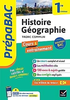 PREPABAC HISTOIRE-GEOGRAPHIE 1RE GENERALE - NOUVEAU PROGRAMME DE PREMIERE
