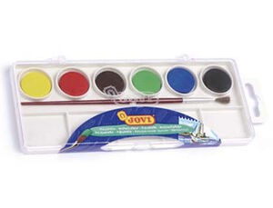 Water Colours -12 colous 22mm. with Brush