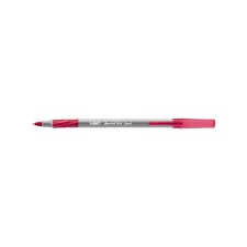 BIC ROUND STIC EXACT BALL PEN FINE RED 0.7 mm